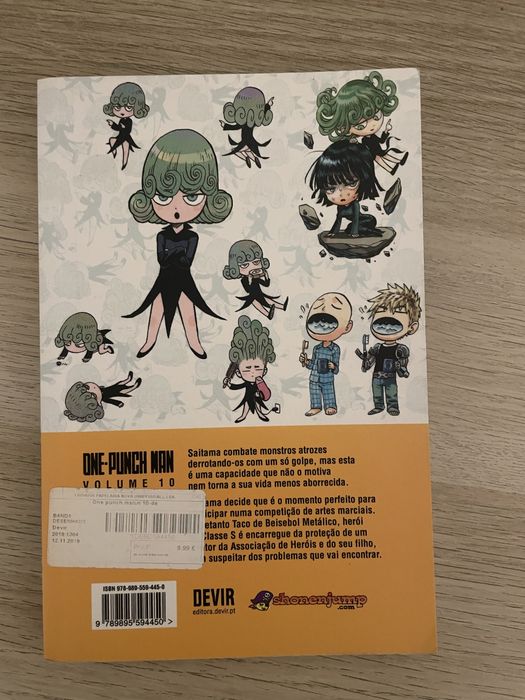 Mangá - One Punch Man 9, 10 e 12 em Português (8€ por unidade)