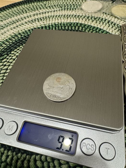 Монети 2 песети  1869 - 1870