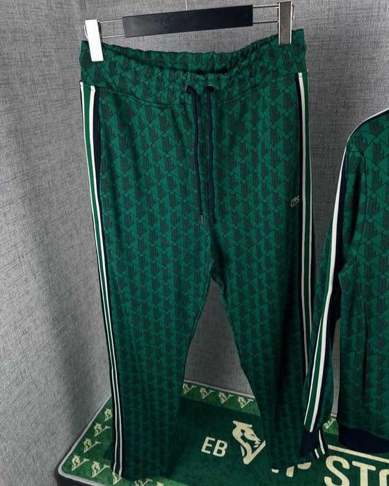 Nowe dresy Lacoste Monogram green