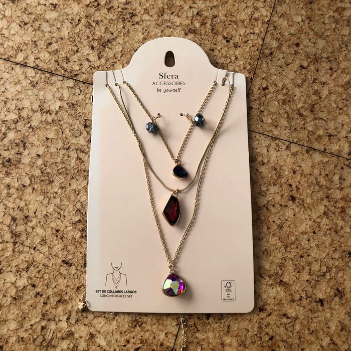 Conjunto fios e brincos