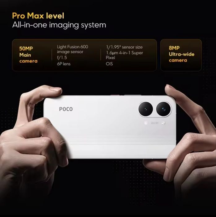 POCO F 6  12/512  NFC Глобал версии запечатанный чёрный.