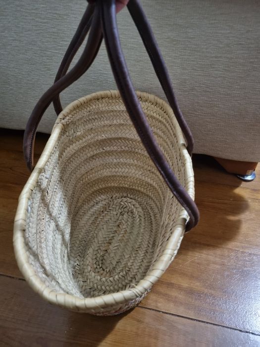 Mala de mão/ombro estilo palha
