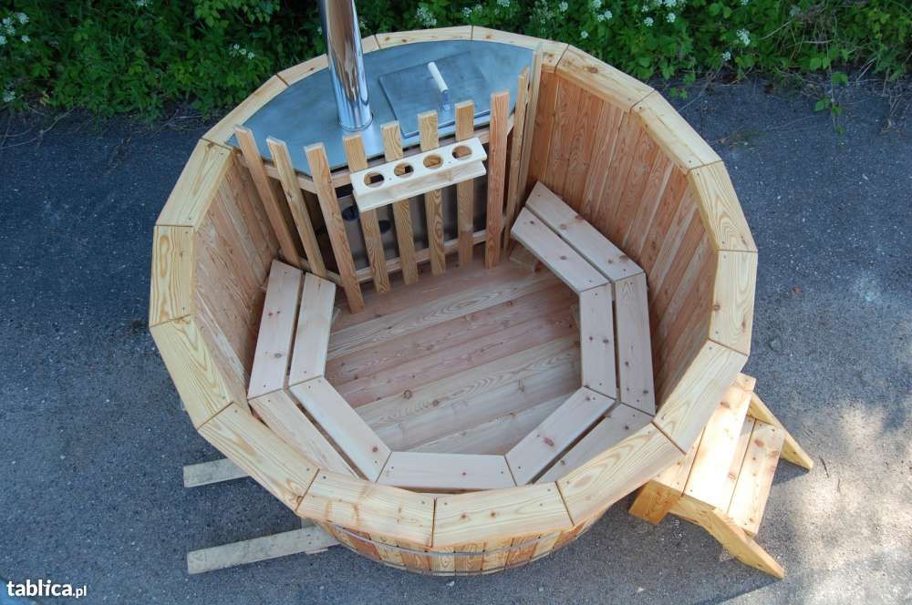 Gorąca Beczka Kąpielowa Bania Ruska Balia Sauna Ogrodowa Hot Tuba