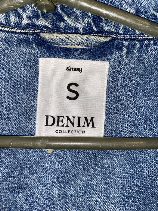 Джинсовая укороченная куртка S