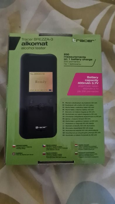 alkomat Tracer BREZZA-3.  Nowy