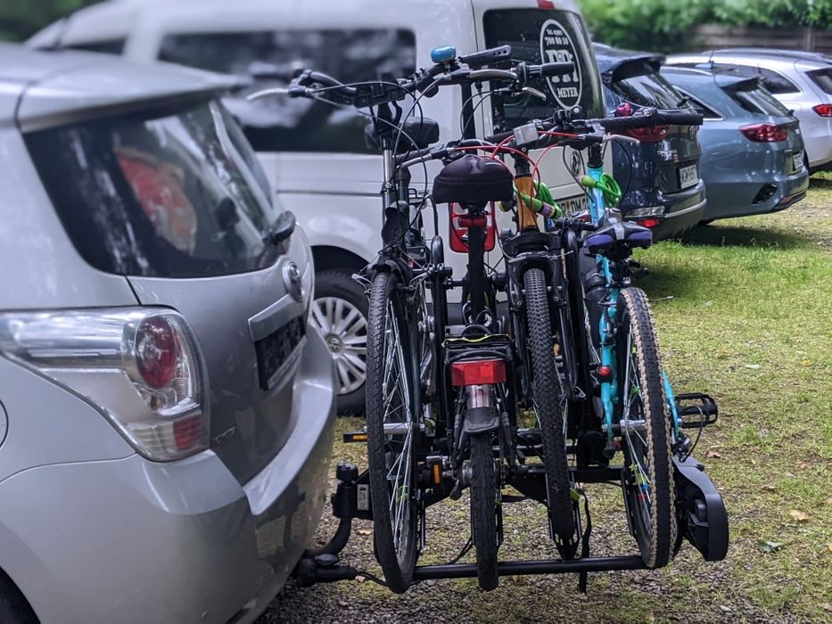 Bagażnik rowerowy na hak, 4 rowery, Inter pack,