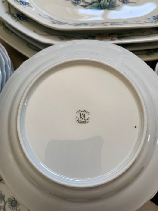 Serviço de Mesa Vista Alegre "Madurai" (Anos 70) – Conjunto 35 Peças