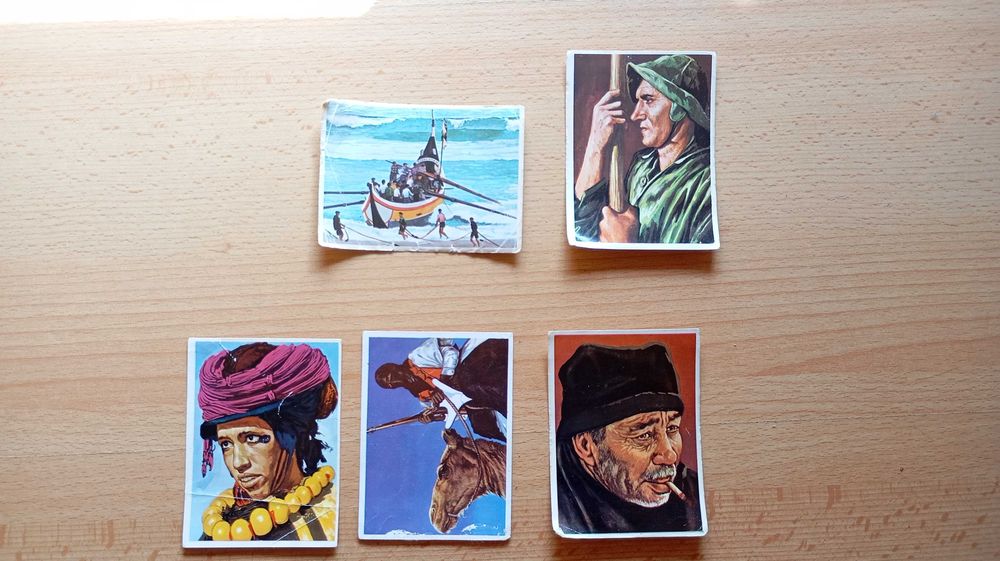 186 cromos "Homens, Raças e Costumes" ( sem repetidos