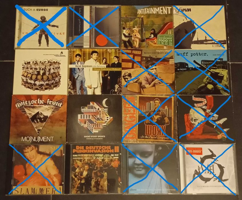 44 CDs de Punk, EMO, Metalcore, Alternative / Indie Rock (desde 3,0€)