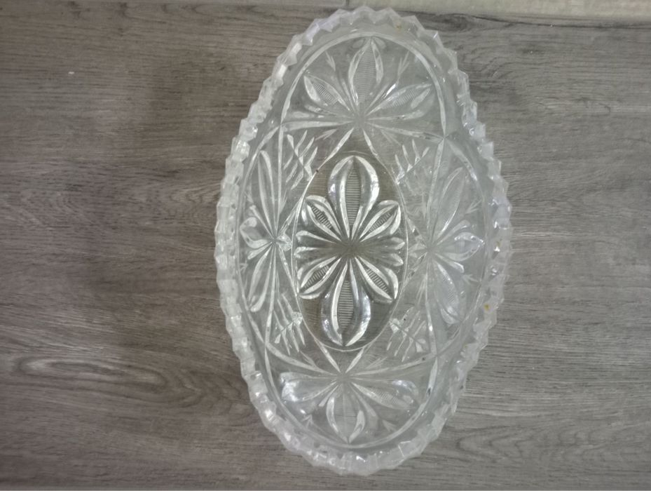 Хрустальная ладья, ваза, конфетница, салатница