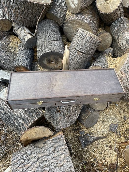 Подарунковий набір шампурів  ГУЦУЛ шампура + сокира в кейсі