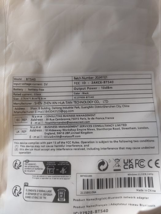 Adapter Bluetooth USB 5.1 – odbiornik/nadajnik do PC i laptopa