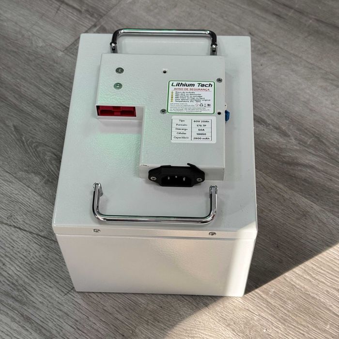 Bateria de Litio 60V 20Ah - Nova com garantia e carregador