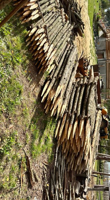 Stemple budowlane 2,5 , 3 , 3,5 i 4m kantówki kołki żerdzie