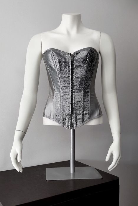 Corselet Corset Corpete lantejoulas + Cuecas fio dental