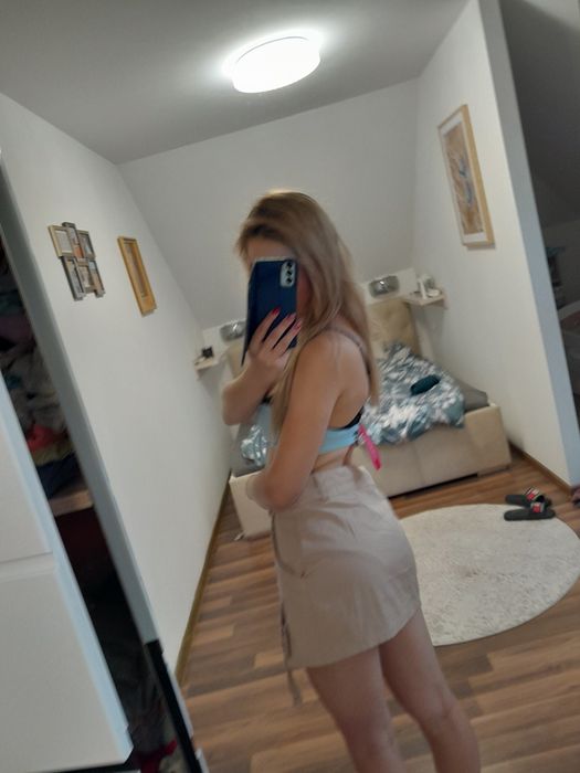 Bluzka crip top hiszpanka stanik plażowy letni strój kąpielowy s xs