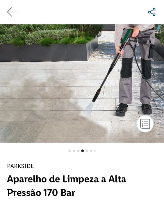 Máquina lavar limpar alta pressão 170 bar PARKSIDE