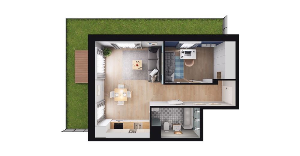 2-pokojowe mieszkanie 38m2 Bez Pośredników