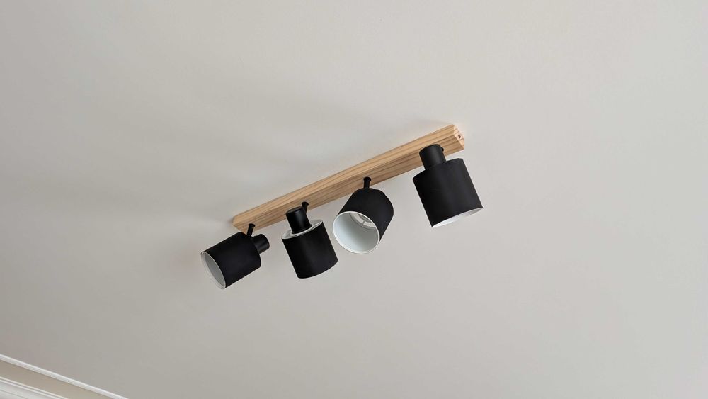 Candeeiro de teto Batallas, EGLO preto - 4 focos