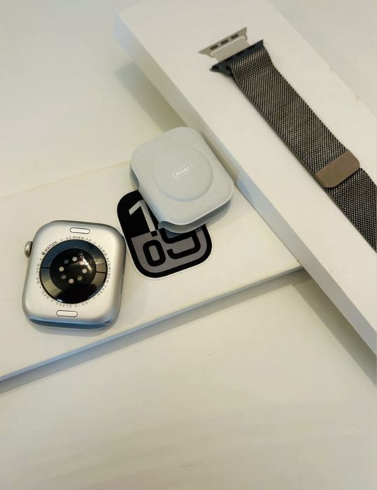 Apple Watch Series 10 46mm Alumínio + Pulseira Milanese Loop