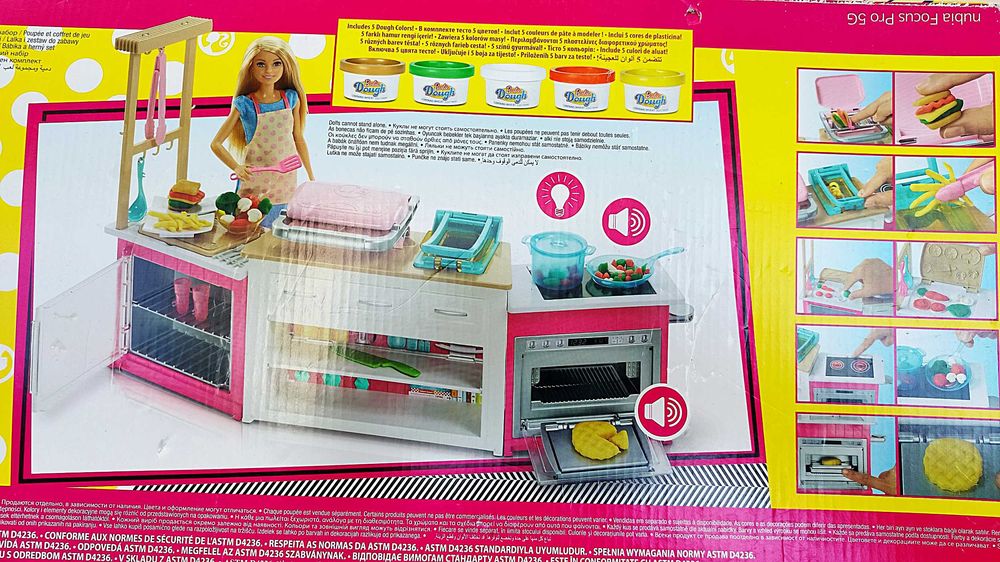 Kuchnia Barbie do ciastoliny