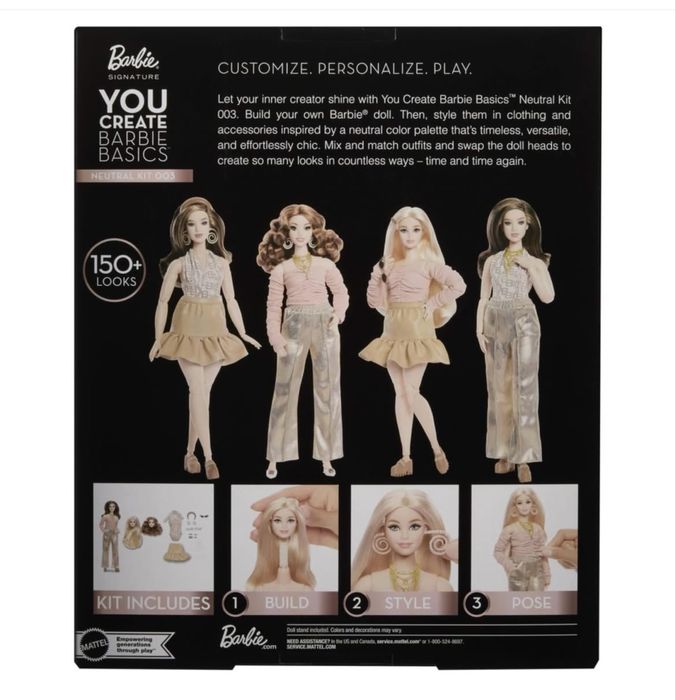 Barbie Basics You Create Kit 001, 002, 003 looks