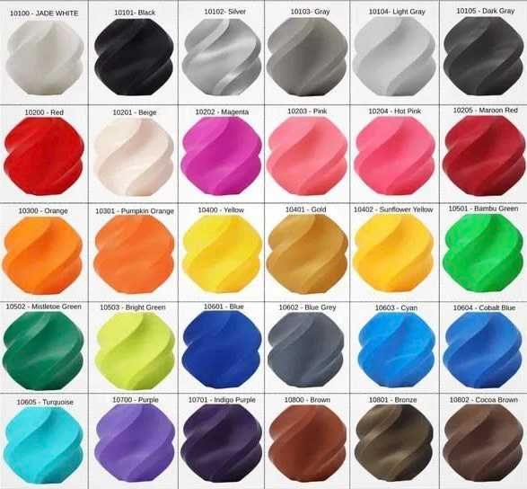 Філамент Bambu Lab — PLA Basic, PLA Matte, PLA Silk+, PETG Basic, PETG Matte, ABS, з котушкою та Refill