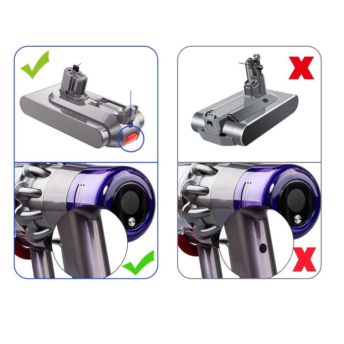 Uniwersalna Bateria Akumulator do Dyson Absolute V11 V15 6000mAh click