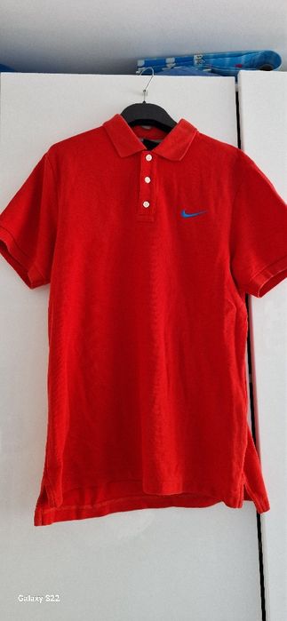 Koszulka polo czerwoną Nike rozmiar L