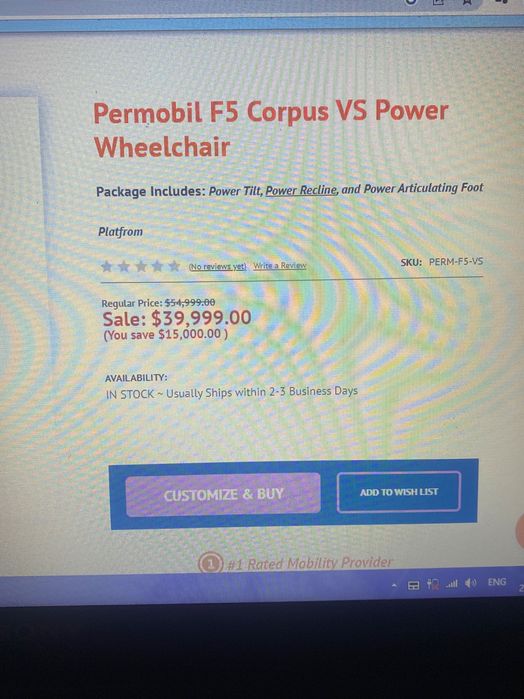 Cadeira de rodas permobil