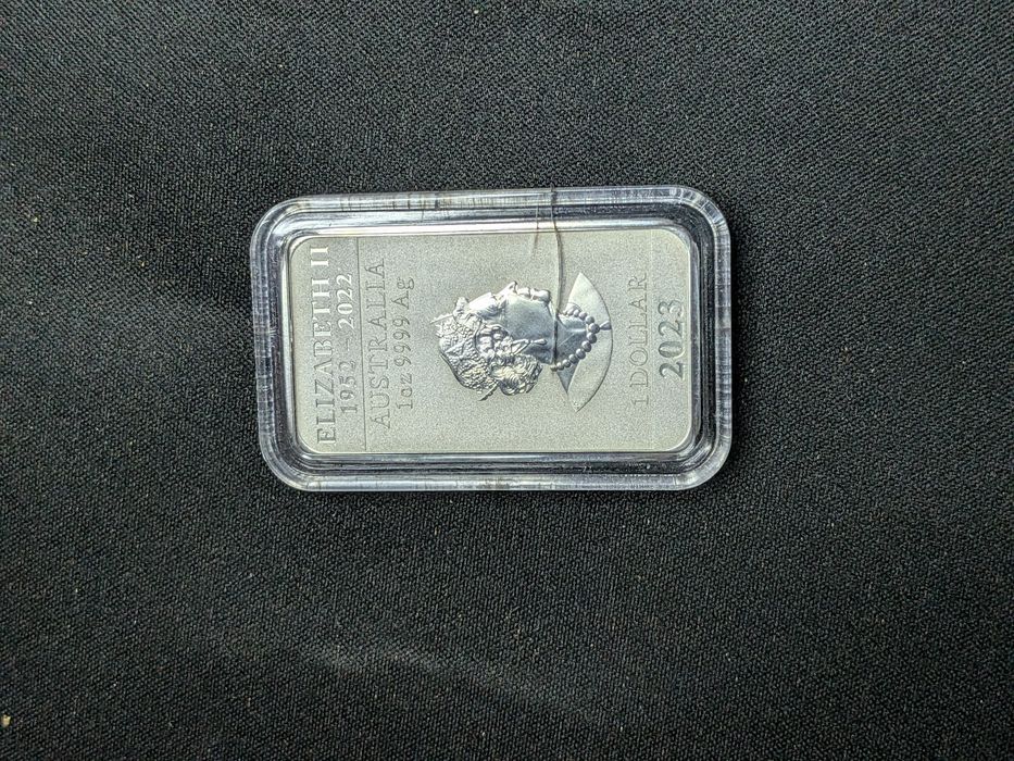 1 dollar Austrália 2023 prata