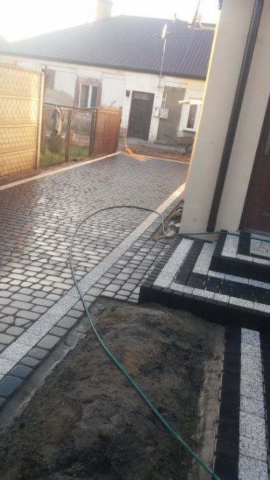 Kompleksowe układanie kostki brukowej