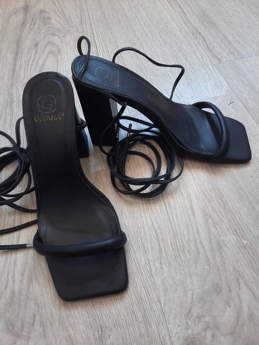 Sandalia gladiadora n 36 moda noturna de verão.