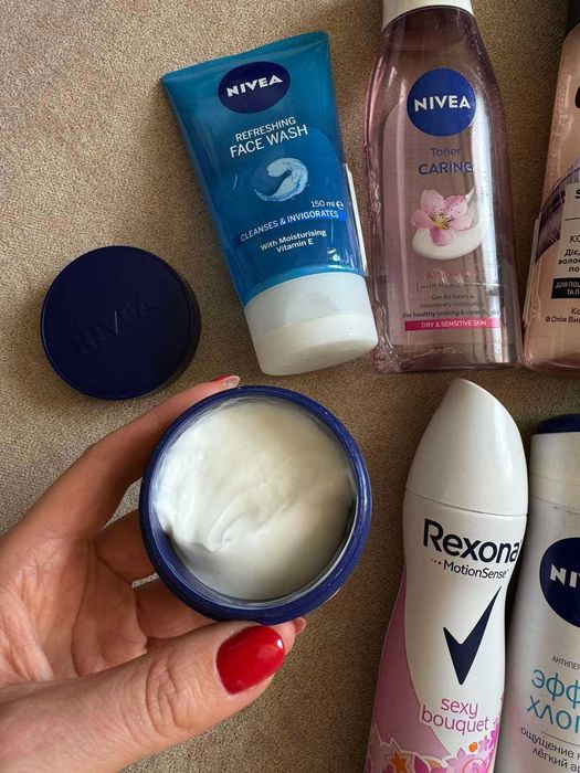 набор косметики nivea ziaja fa rexona крем гель для умывания