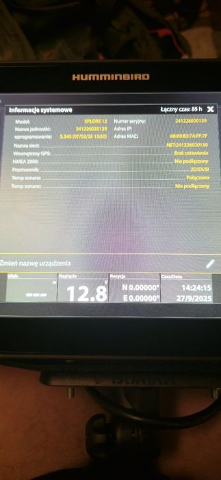 Humminbird xplore 12+mega live 2+karta zero lines