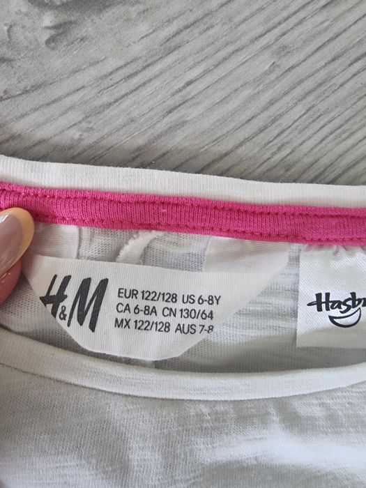 Komplet my Little Pony H&M jednorożec rozmiar 128/134