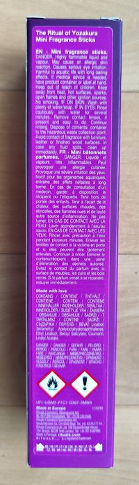 The Ritual of Yozakura Mini Fragrance Sticks
Mini Fragrance Sticks
pat