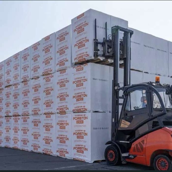 Газоблок Poriston. Доставка. Ціни Виробника.