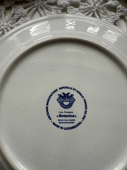 Villeroy & Boch "Botanica" – Zestaw 6 talerzy – Stan IDEALNY