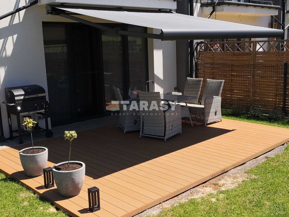 Deska kompozytowa tarasowa - sprzedaż, montaż