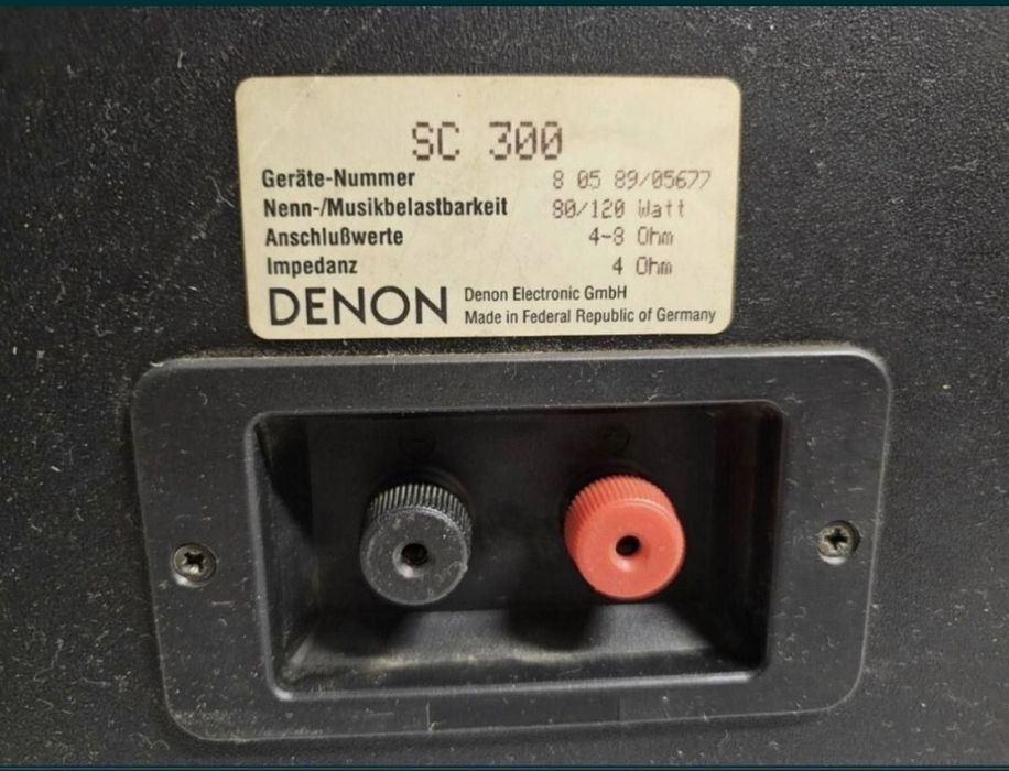 Kolumny, Glosniki, Boxe Denon SC 300, 2*120 W