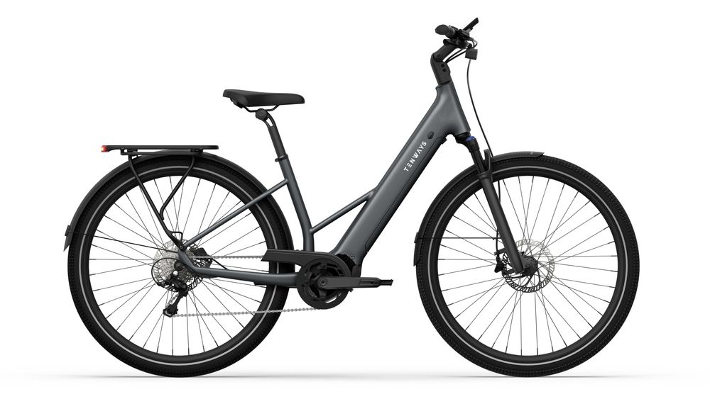 E-Bike Híbrida Tenways Ago Air – Cinza