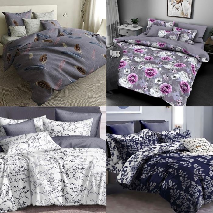 Постельное белье с простыней на резинке Бязь Gold