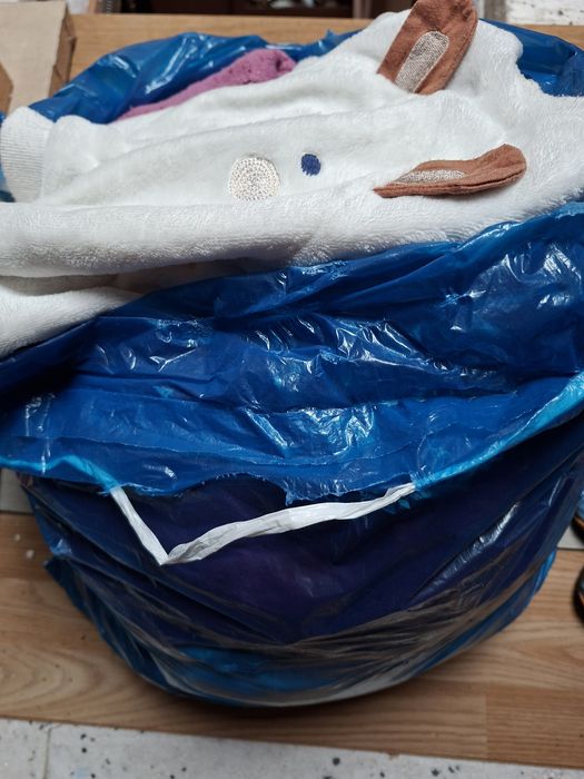 Worek Ciuchów dla dziewczynki rozm 80 , 6 - 12 miesięcy  dodatkowo kom