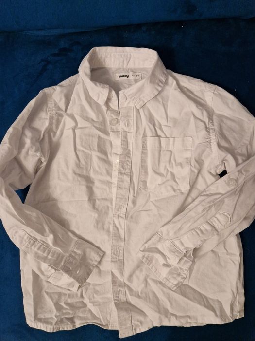 Biala koszula dla chłopca r. 116