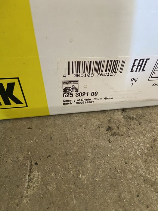LUK  625302100 Комплект зчеплення MB Sprinter (901-904)/Vario 2.9D/TDI