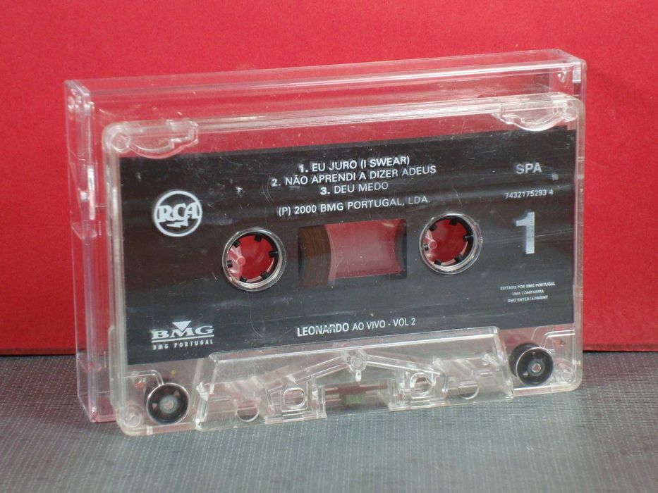 Leonardo - Ao Vivo Vol.2 / Cassete / VG Plus