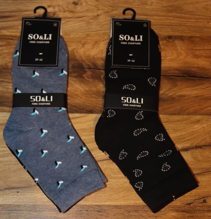 Skarpety Męskie Pioruny 39-42 Komplet 4 pary 54