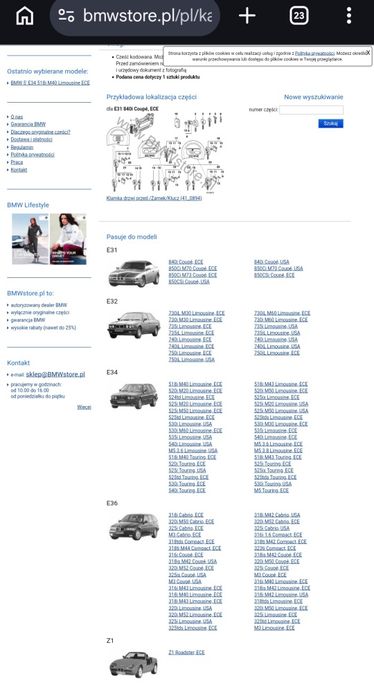 Kluczyk nowy bmw e34 e32 e31 e36 Z1