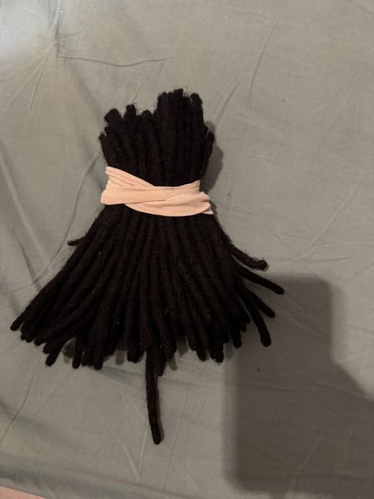 Dreads de cabelo humano 90 unidades 25 centimetros